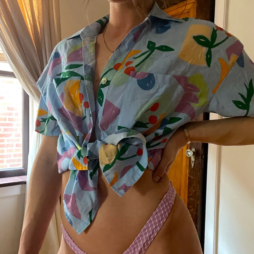 VergeGirl Tropical Buttondown